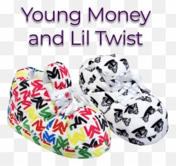 Young Money Lilu0027 Twist U2013 Happyfeet Slippers Emoji,Pair Of Shoes Emoji