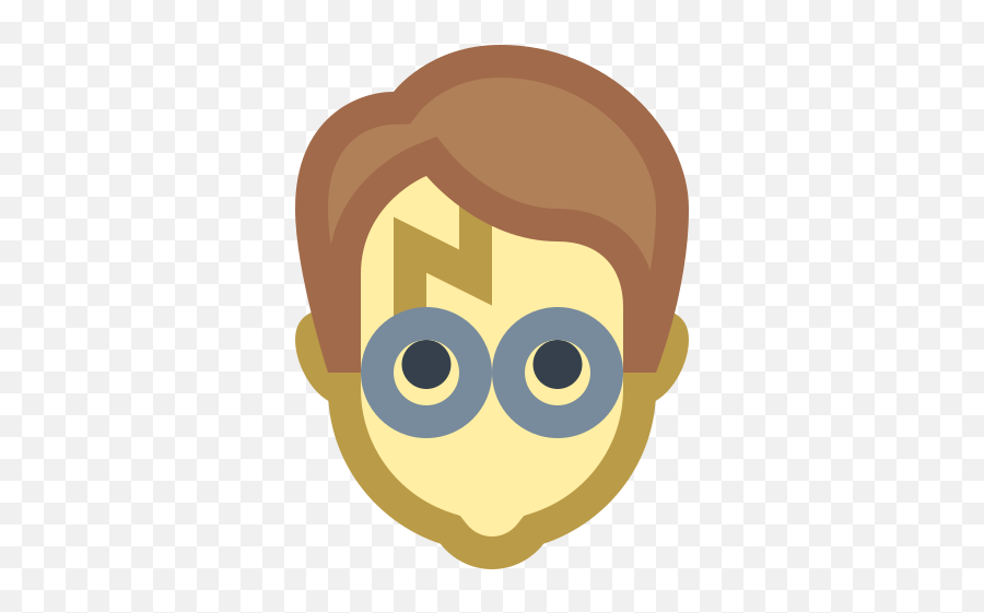 Harry Potter Icon In Office Xs Style Emoji,Mald Emoji