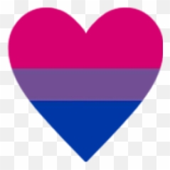Biromantic Bisexual Bi Biflag Bipride Pride Lgbt - Transparent Bi Pride Heart Emoji,Bisexual Flag Emoji