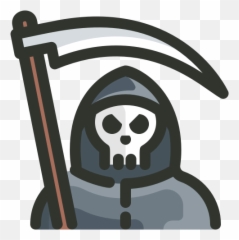 Death Grim Reaper Icon - Grim Reaper Icon Png Emoji,Grim Reaper Emoji