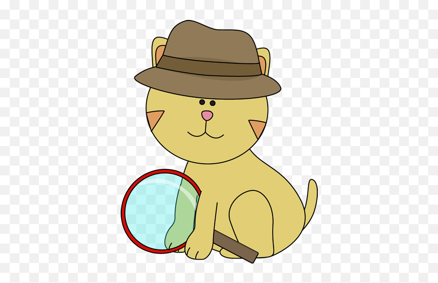 Detective Cat Clip Art - Detective Cat Image Sunday School Clipart Of Cat With Hat Emoji,Detective Hat Emoji