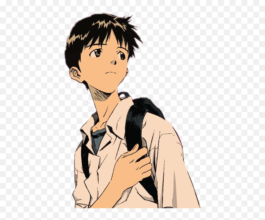 Shinjiikari Evangelion Sticker - Shinji Emoji,Evangelion Emoji