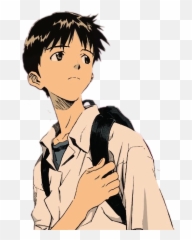 Shinjiikari Evangelion Sticker - Shinji Emoji,Evangelion Emoji