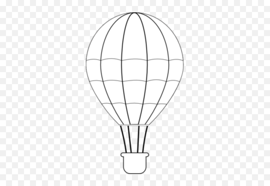 Hot Air Balloon Black And White Png U0026 Free Hot Air Balloon - Hot Air Balloon Black And White Png Emoji,Hot Air Balloon Emoji