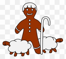 Free Photo Gingerbread Man Nativity Sheep Non - Human Beings Gingerbread Man Nativity Emoji,Gingerbread Emoticon
