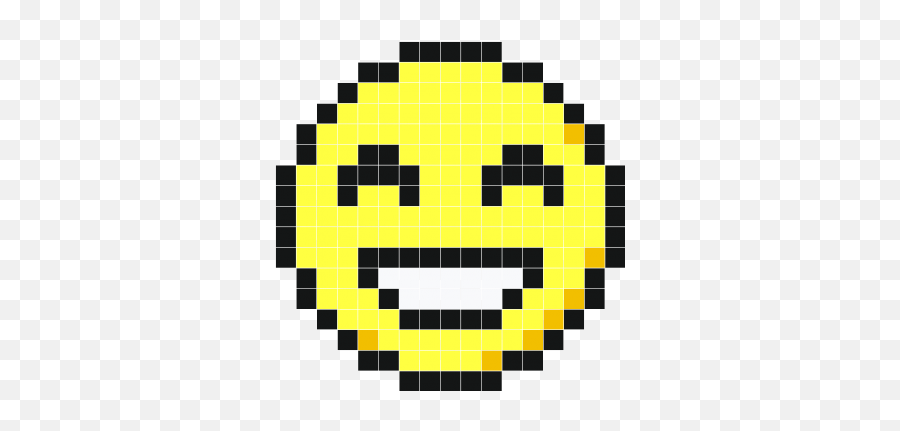Smiley - Wall Decals Stickaz Smiley Pixel Emoji,Emoticon Wall Art