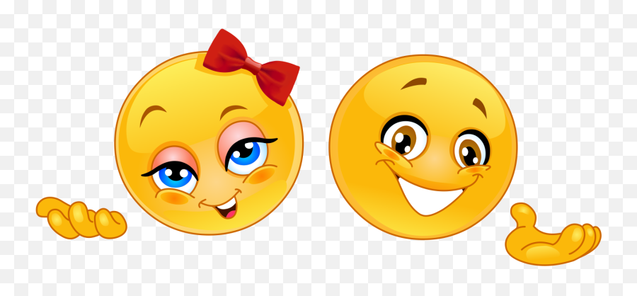 Girl And Boy Emoji Decal - Emoji Girl And Boy,Boy Emoji