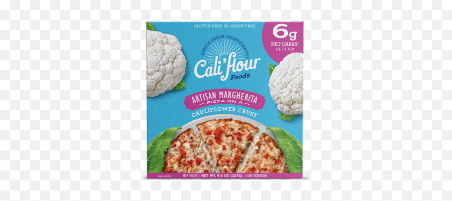 Plant - Based Italian Cauliflower Pizza Crust Caliu0027flour Foods Cali Flour Pizza Crust Emoji,Girl With The Pizza Emoji For Dominos