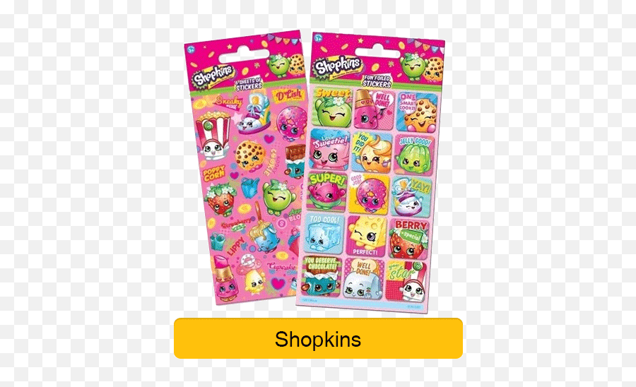 Character Stickers U2014 Edu0027s Party Pieces - Dot Emoji,Shopkins Emoji