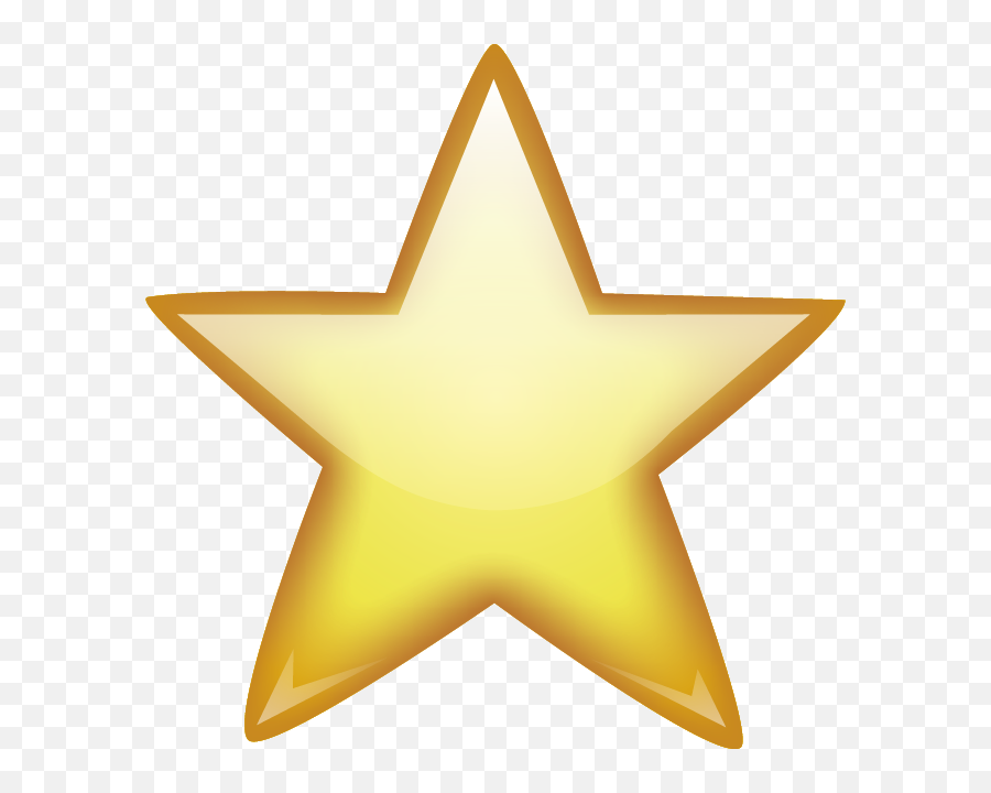 Star Emoji - Star Emoji Png,Sparkle Emoji