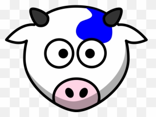 Blue Cow Png Svg Clip Art For Web - Cartoon Cow Emoji,Pig Emoji Pillows