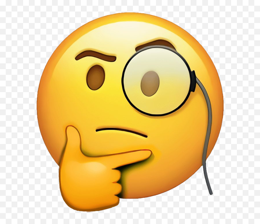 Myself - Thinking Emoji Png,Emoticon Ignora