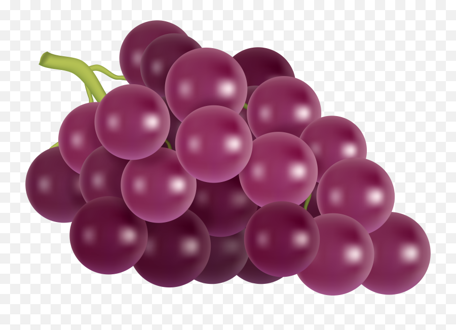 Red Grapes Cliparts Png Images - Violet Grapes Clip Art Emoji,Grapes Emoji Iphone 5