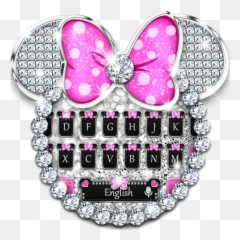 Pink Minny Diamond Keyboard - Sparkly Emoji,How To Add Emojis To Instagram Galaxy S5