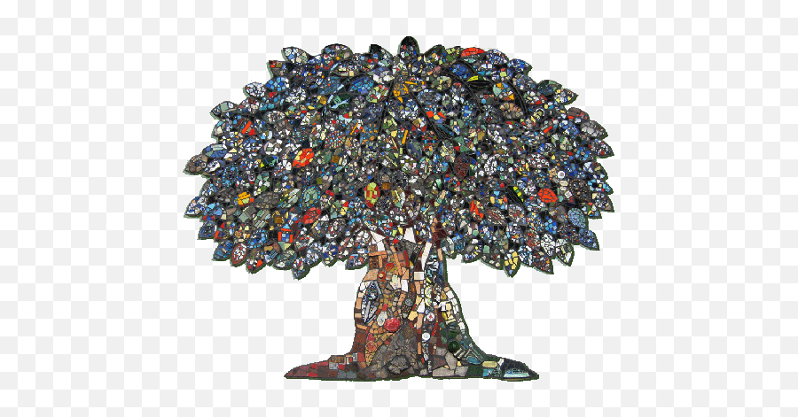 Our Tree Of Life Mosaic - Unitarian Universalist Church Of Emoji,Shattered Emotions Poems