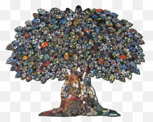 Our Tree Of Life Mosaic - Unitarian Universalist Church Of Emoji,Shattered Emotions Poems