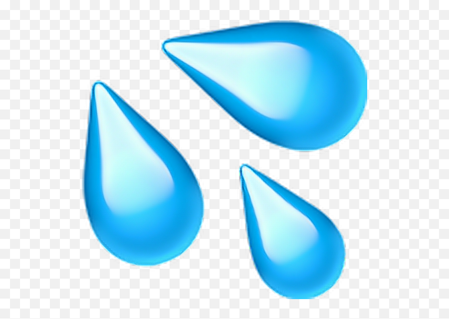 Drip Drops Waterdrops Emoji Iphone - Water Drops Emoji Transparent,Drip Emojis