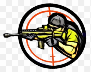 Sticker Sniper Aim Soldier War Target Swat Sail Onesie For Emoji,Man Vs Woman And Gun Emoji