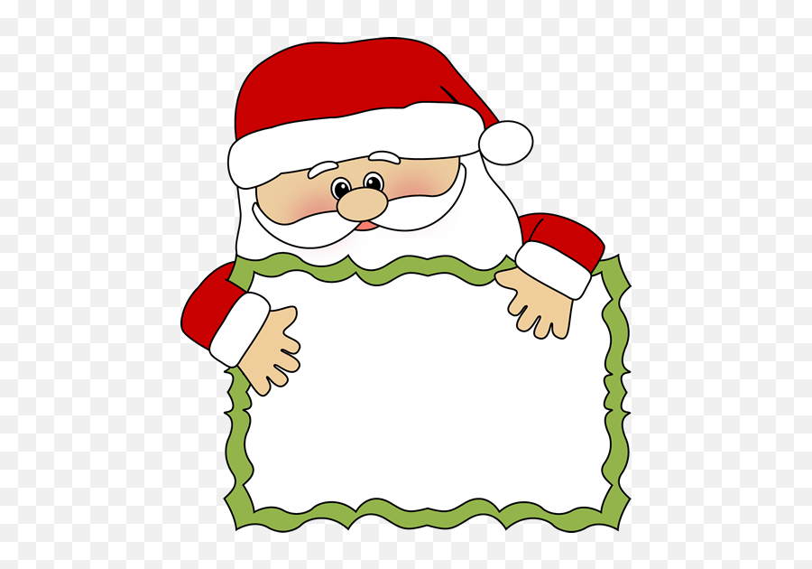 Santa Claus Clip Art Images 1 Image 7 - Clipartix Santa Clip Art Free Emoji,Peeping Emoji