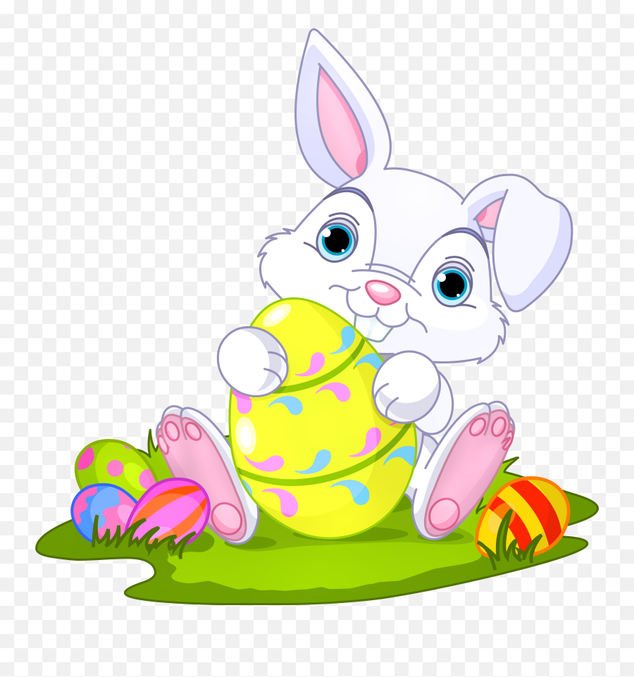 Eggs Clipart Bunny Eggs Bunny Transparent Free For Download - Easter Clipart Emoji,Rabbit Egg Emoji