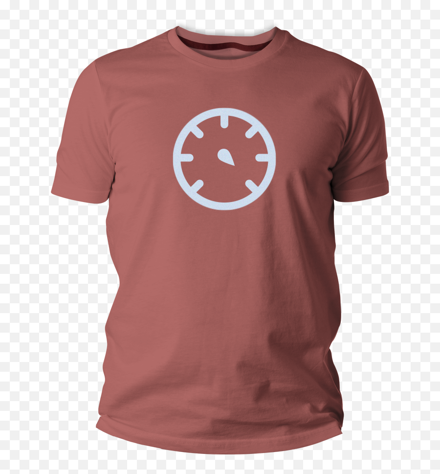 Mauve Speedometer Straight Fit Tee U2013 Webpagetest Emoji,Speedometer Emoticon