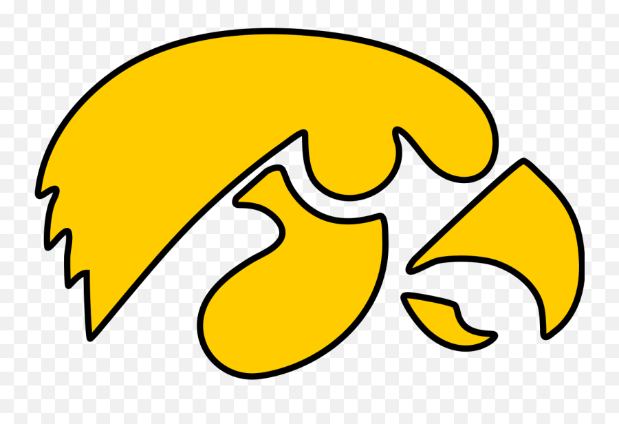 Iowa Hawkeyes Clipart - Png Download Full Size Clipart Emoji,Kickball Emoticon