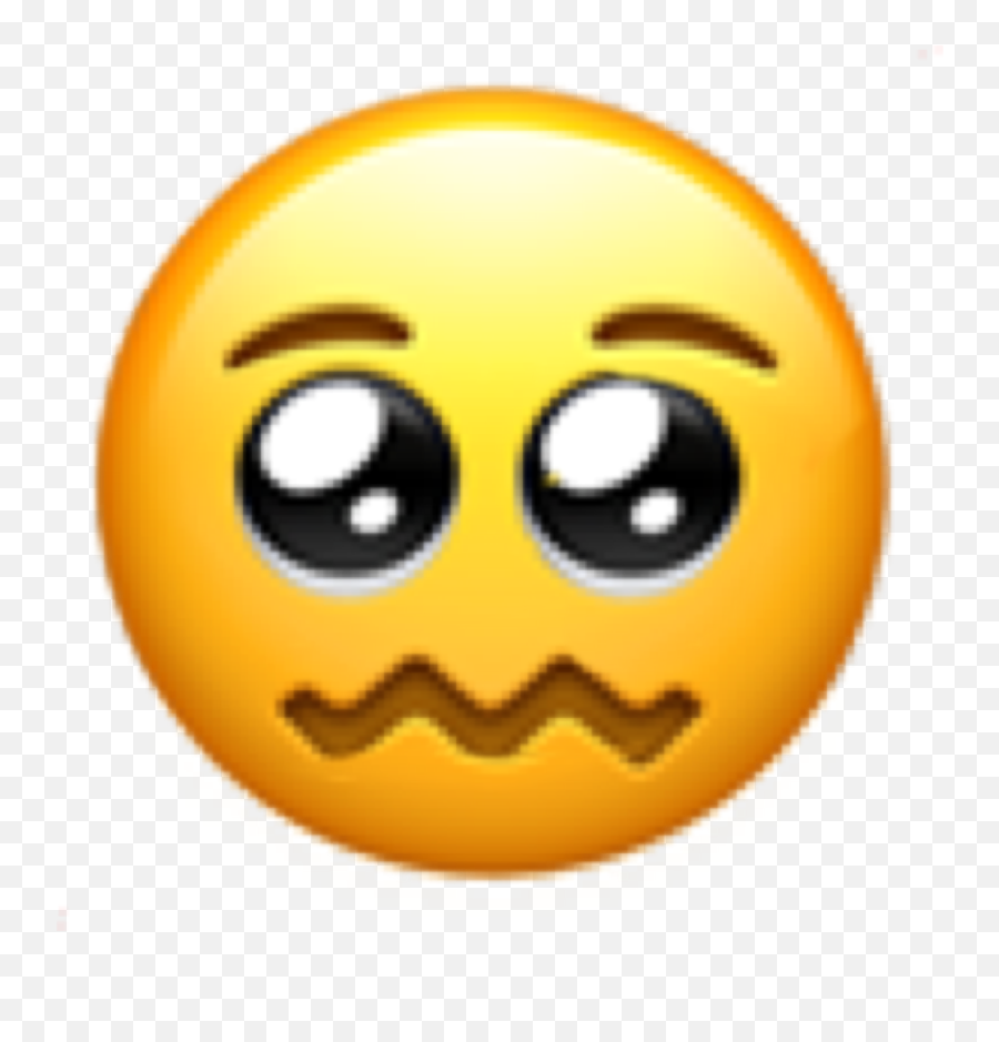 Emoji Eww Scared Sticker By Theotaku - Happy,Emoji For Scared
