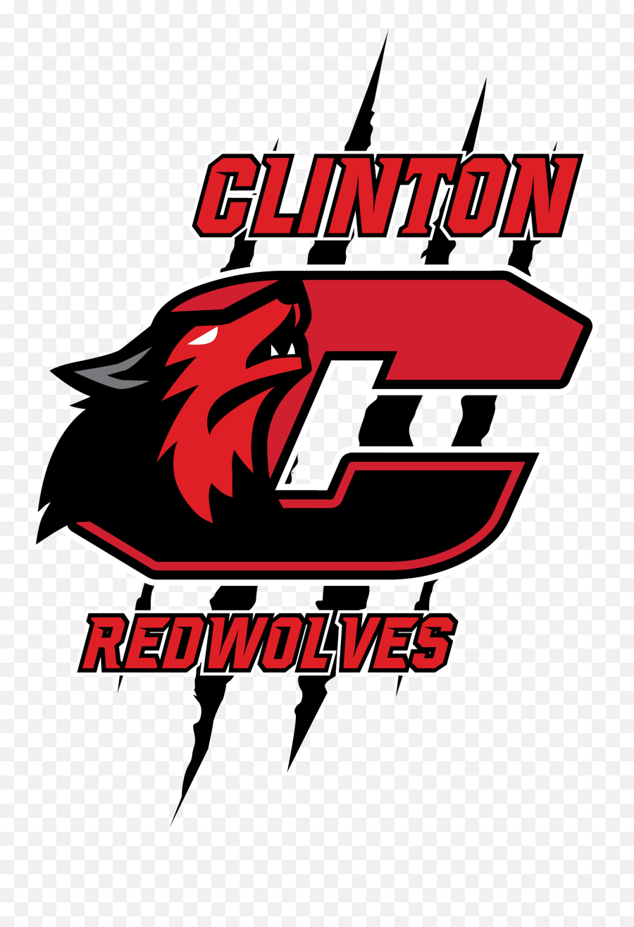 Clinton Reveals New Logo For Redwolves Nickname Emoji,Howling Wolf Facebook Emoticon
