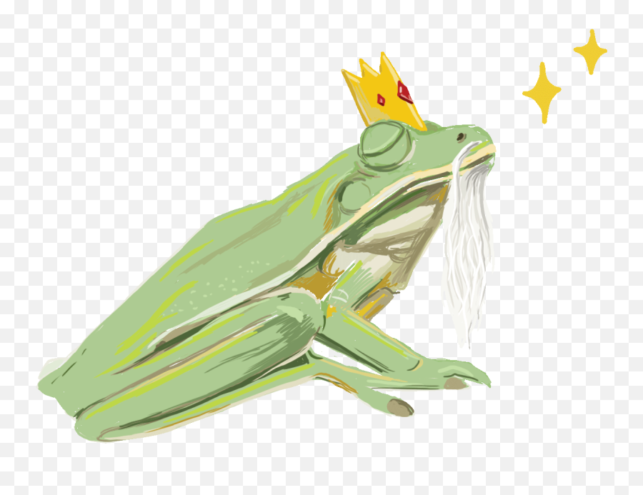 I Luv U - Frog With Crown Gif Emoji,Animated Frog Emoticon