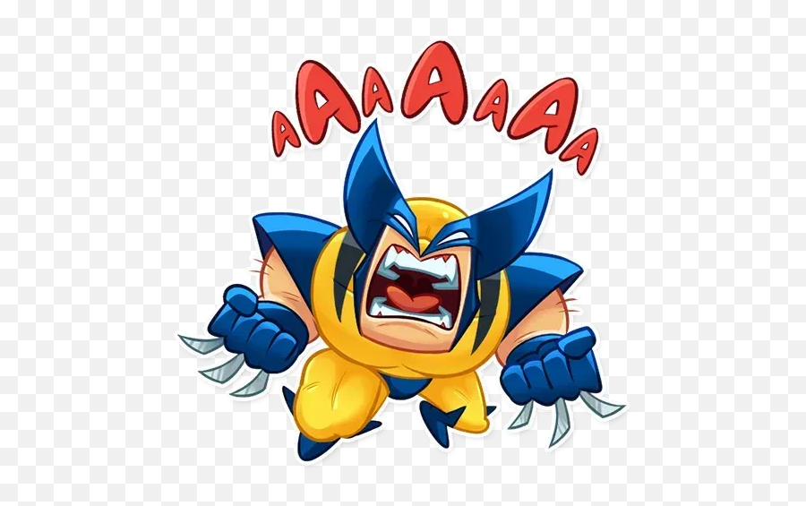 Wolverine Sticker Pack - Stickers Cloud Emoji,Wolverine Emoji