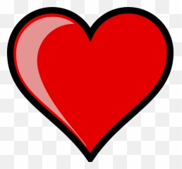 Red Heart Surrounded By Black Felt - Tip Pen Free Image Download Emoji,Face Surrounded By Hearts Emoji