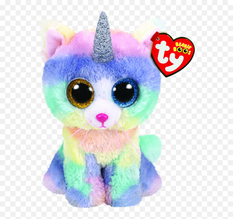 Beanie Boo Reg Caticorn With Horn - Ty Beanie Boos Cat Unicorn Emoji,Throw Glitter Emoji