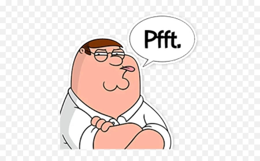 Family Guy Stickers For Telegram - For Adult Emoji,Pfft Emoji