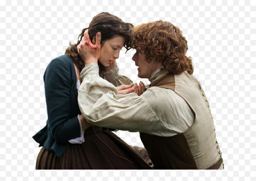 Outlander Samheughan Sticker - Jamie And Claire Fraser Png Emoji,Outlander Emoji