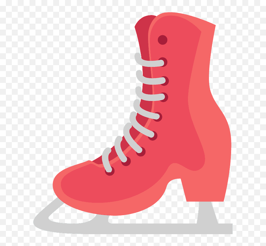 Ice Skate Emoji Clipart,Figure Skating Emoji