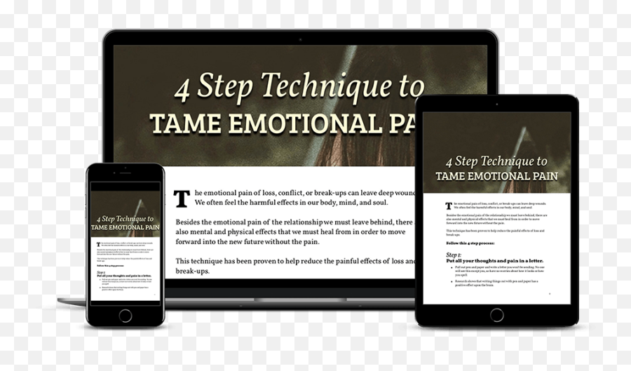 4 Step Technique To Tame Emotional Pain - Technology Applications Emoji,Body Pain Related To Emotions