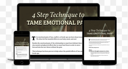 4 Step Technique To Tame Emotional Pain - Technology Applications Emoji,Body Pain Related To Emotions