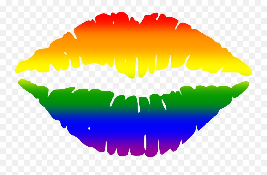 Mouth Gay Lips - Free Image On Pixabay Red Lips Watercolor Painting Emoji,Bisexual Flag Emoji