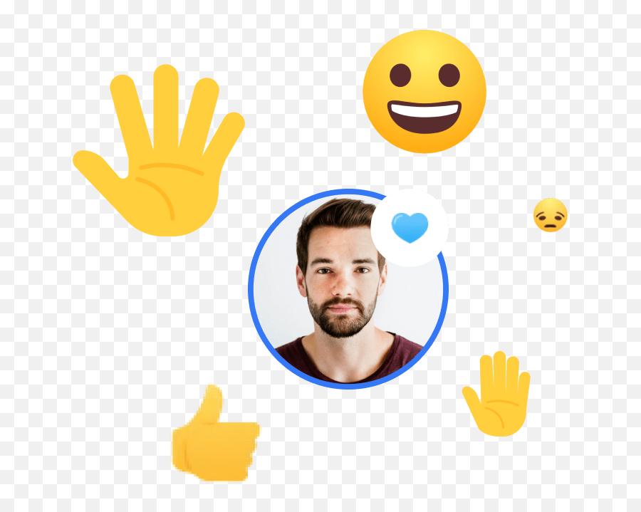 Connectclub - Happy Emoji,Raise Hands Emoji