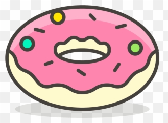 Doughnut Emoji Clipart - Dona Emoji,Donut Emojis