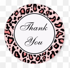Cheetah 75u0027u0027 Round - Thank You Emoji,Cheetah Emoji