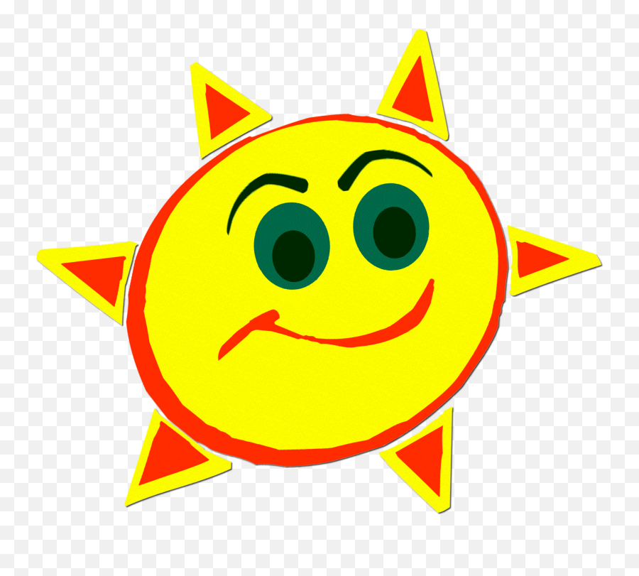 Sun - Happy Emoji,Emoticon Soleil