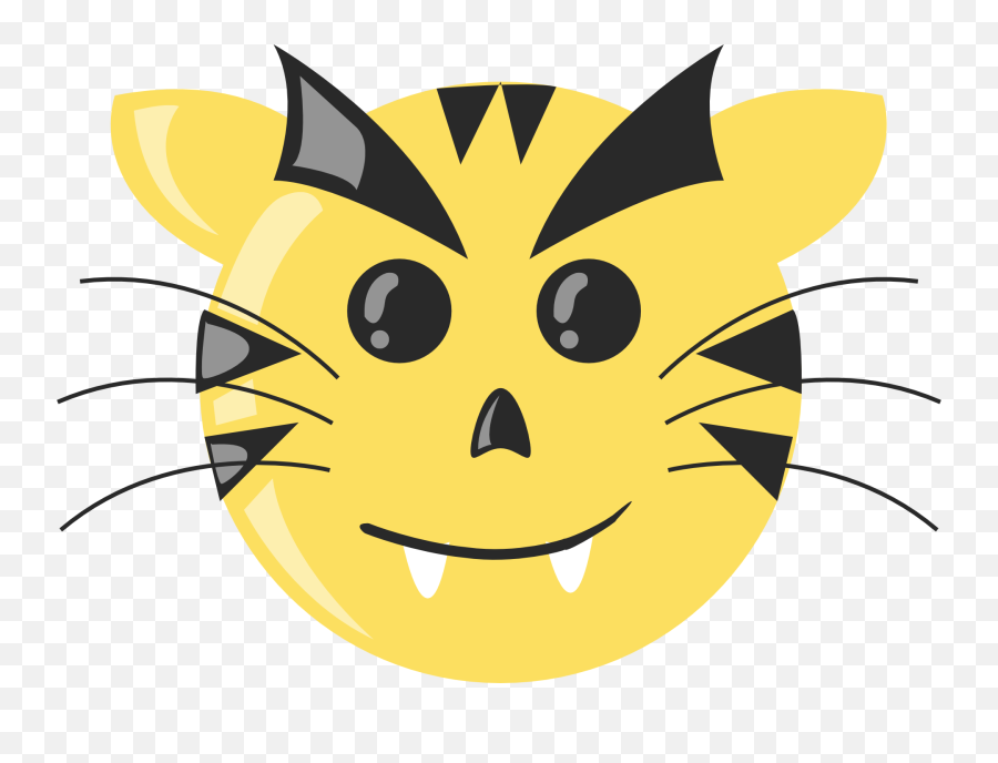 50 Free Wildcats U0026 Tiger Vectors - Pixabay Tiger Emoji,Cougar Emoticon