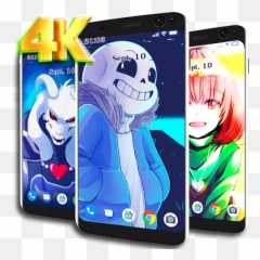 Undertale Wallpaper U0026 Sans Frisk Background Hd4k 200 Apk - Sans Emoji,Undertale Emoji Keyboard