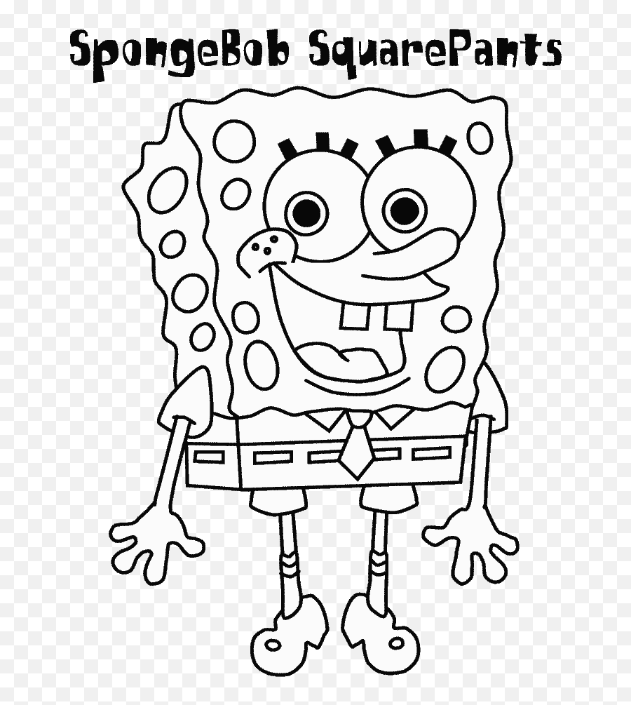 Free Online Cartoon Coloring Pages - Sponge Bob Coloring Pages Emoji,Emoji Movie Coloring Pages