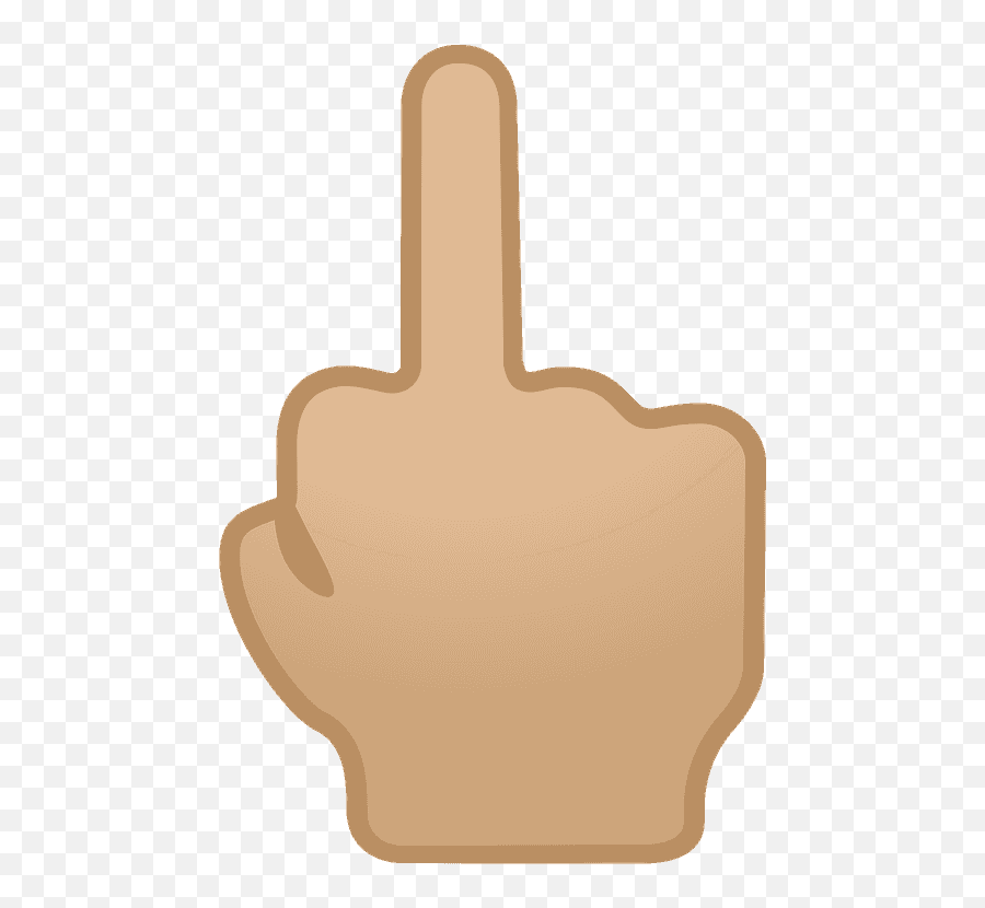 Tono De Piel Claro Medio Emoji - Middle Finger Cursor Color,Dedo De Enmedio Emoticon