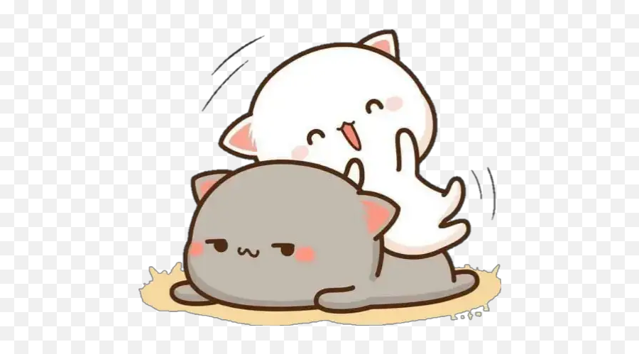 Cats In Love Stickers For Whatsapp - Cute Uwu Emoji,Emojis De Enamorado Whatsapp