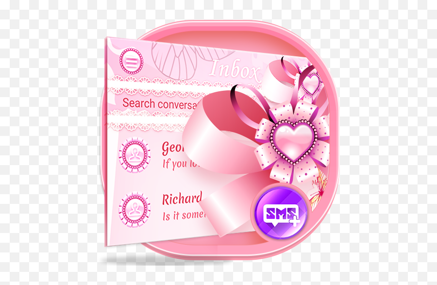 Pink Sms Messenger Theme - Aplicaciones En Google Play Girly Emoji,Fondos De Pantalla De Emojis Con Frases