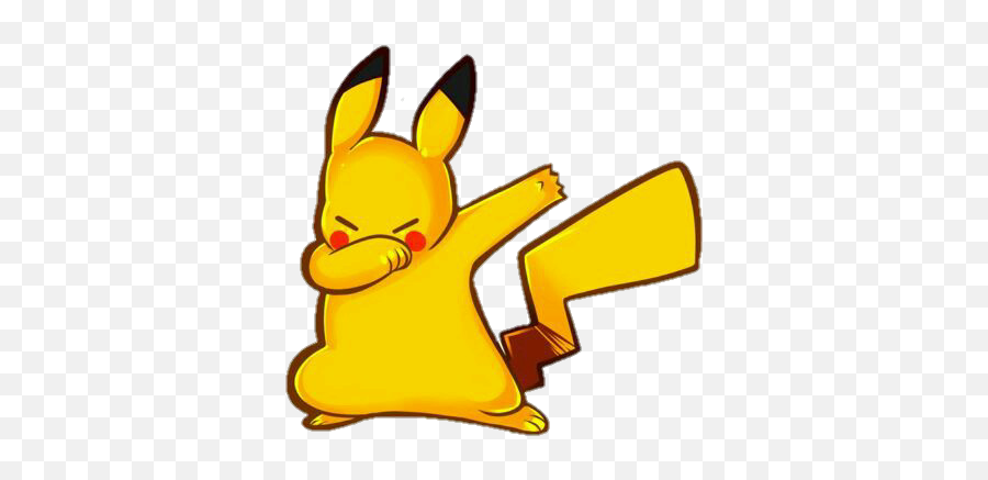 Pikachu Pokemon Dabb Sticker - Pikachu Dab Png Emoji,Dabb Emoji