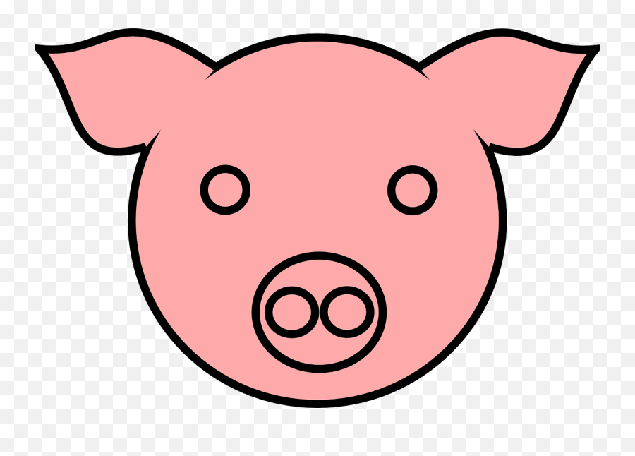 Free Pig Face Png Download Free Clip Art Free Clip Art On - Draw A Pig Ear Emoji,Pig Emoji Pillow